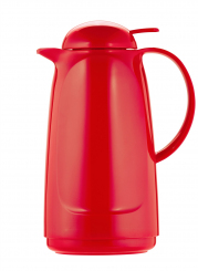 Isolierkanne 1,0 l Rot Relax Push Helios 