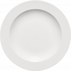 Teller tief mit Fahne 23 cm Carat Bauscher 