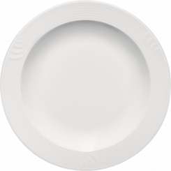 Teller halbtief mit Fahne 20 cm Carat Bauscher 