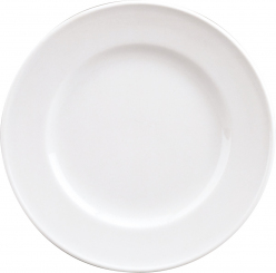 Dessertteller flach mit Fahne breit 21 cm Form 98 von Schönwald 