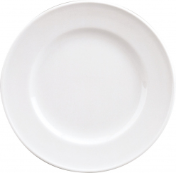 Speiseteller flach mit Fahne breit 26 cm Form 98 von Schönwald 