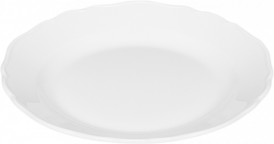 Teller flach mit Fahne 17 cm Marie Christine Bauscher 