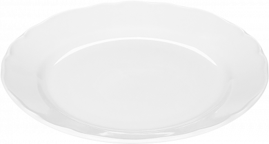 Teller flach mit Fahne 19 cm Marie Christine Bauscher 