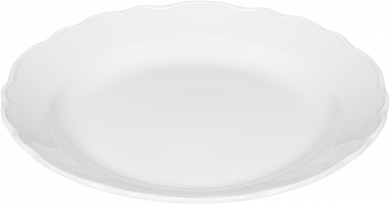 Teller flach mit Fahne 21 cm Marie Christine Bauscher 