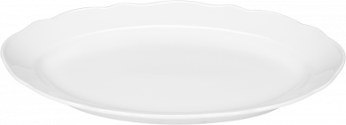 Platte oval mit Fahne 35 x 23 cm Marie Christine Bauscher 