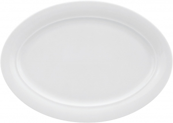 Platte oval mit Fahne 36 x 26 cm Avanti Gusto von Schönwald 