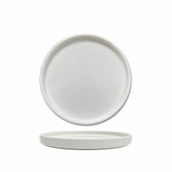 Teller rund mit Rand 229 x 229 x 20 mm Rim Line von Q Squared 