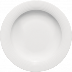 Teller tief mit Fahne 23 cm Dialog Bauscher 