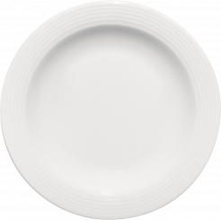 Teller halbtief mit Fahne 20 cm Dialog Bauscher 