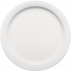 Teller flach schmale Fahne 25 cm Dialog Bauscher 