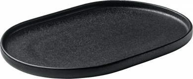 Platte oval 30 cm Nara Schwarz Playground 