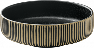 Schale rund 12 cm Nara White & Black Playground 