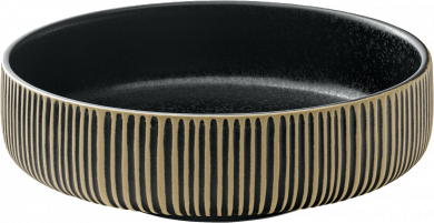 Schüssel rund 16 cm Nara White & Black Playground 