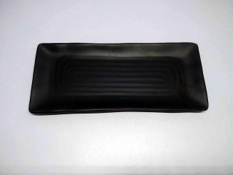 Sushiplatte 30,3 x 12,8x1,8 cm schwarzmatt Q Squared 