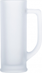 Glühweinseidel Danubio gefrosted, geeicht 0,2 l Bormioli 