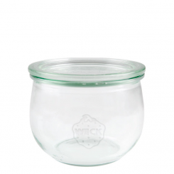 Weck Tulpenglas 580 ml mit Deckel Set 12-teilig 