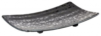 Tablett Glamour schwarz von APS 22 x 12 x 3 cm