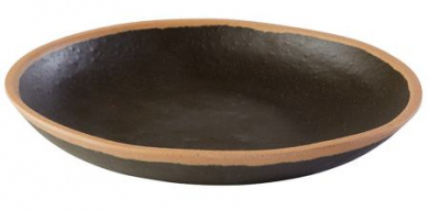 Teller Crocker 20,5 x 20,5 cm von APS dunkel