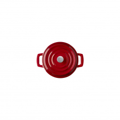 Mini-Topf mit Deckel 5 Stars rot 11 cm von APS 