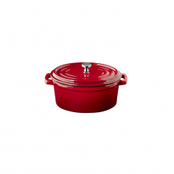 Mini-Topf mit Deckel 5 Stars rot, oval 14 cm von APS 
