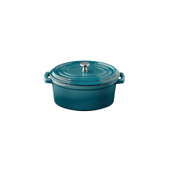 Mini-Topf mit Deckel 5 Stars blau, oval 14 cm von APS 