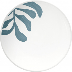 Kuchentteller flach rund coup 24 cm Boldleaf Dekor Shiro von Schönwald 