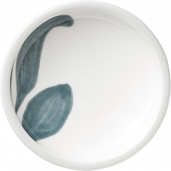 Teller tief rund coup 9 cm Boldleaf Dekor Shiro von Schönwald 