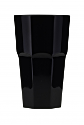 Caipirinhaglas schwarz 40 cl Kunststoff geeicht 0,3 l Q Squared 