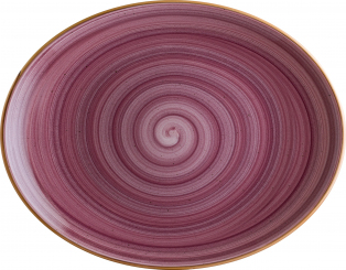 Moove Platte oval 31 x24 cm Aura Blackberry Bonna 