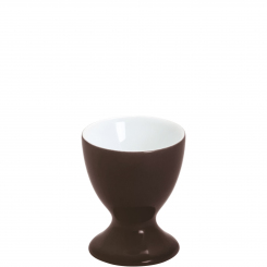 Eierbecher mit Fuß chocolate brown Pronto Colore KAHLA 