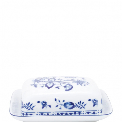 Butterdose eckig Zwiebelmuster KAHLA 
