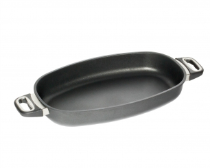 AMT Bräter flach 40 x 24 cm aus Aluguss 