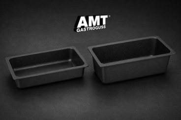 AMT GN 1/3 Back- & Bratplatte tief aus Aluguss 