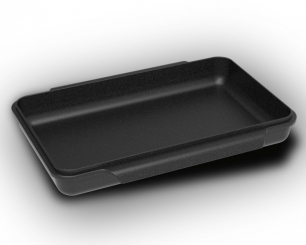AMT Profi Multibräterdeckel 38 × 24 cm aus Aluguss 