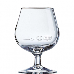 Cognacschwenker 15 cl Arcoroc mit Eichstrich 2cl 