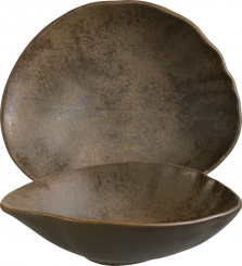 Schale 19 x 17 cm Bazalith Tone von Bonna 