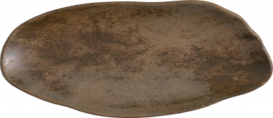 Platte 31 x 13 cm Bazalith Tone von Bonna 