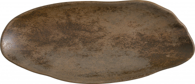 Platte 36 x 17 cm Bazalith Tone von Bonna 
