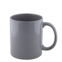 Becher Wiesbaden Keramik grau 350 ml mit Druck 