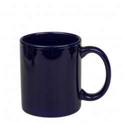 Becher Wiesbaden Keramik kobaltblau 350 ml mit Druck 