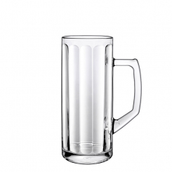 Bierseidel 49,5 cl Reno Ottica mit 0,4 l Eichstrich von Borgonovo 