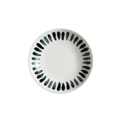 Bloom Teller Tief 23 cm Lavis Black von Bonna 