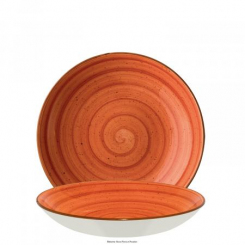 Bloom Teller tief 23 cm Terracotta von Bonna 