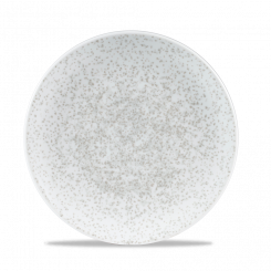 Churchill Menu Shades Caldera Chalk White Teller flach coupe 20,5 cm 