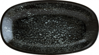 Gourmet Platte oval 24  x 14 cm Cosmos Black Bonna 