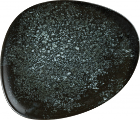 Vago Teller  flach 24 cm Cosmos Black Bonna 