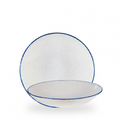Churchill Stonecast Hints Indigo Buffet Schale Tief 38,5cm 