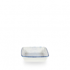 Churchill Stonecast Hints Indigo Buffetschale Quadrat. 25,4cm 