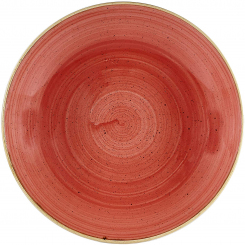 Churchill Stonecast Berry Red Teller tief coupe 31cm/2,4l 