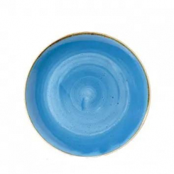 Churchill Stonecast Cornflower Blue Teller tief coupe 24,8cm/1,14l 